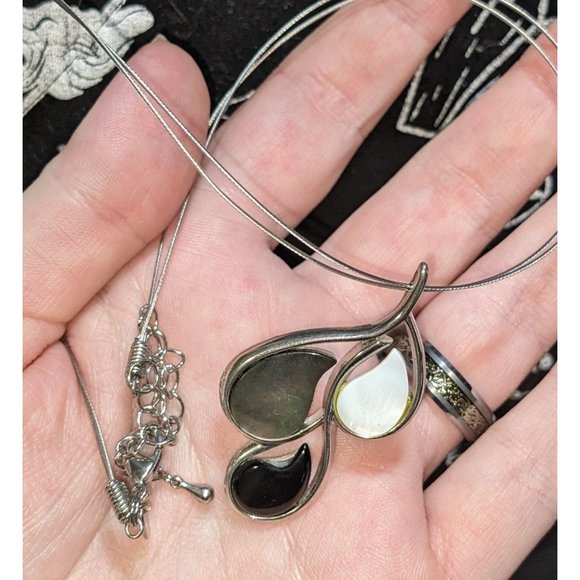 Lia Sophia Shell Teardrop Necklace - Picture 2 of 7